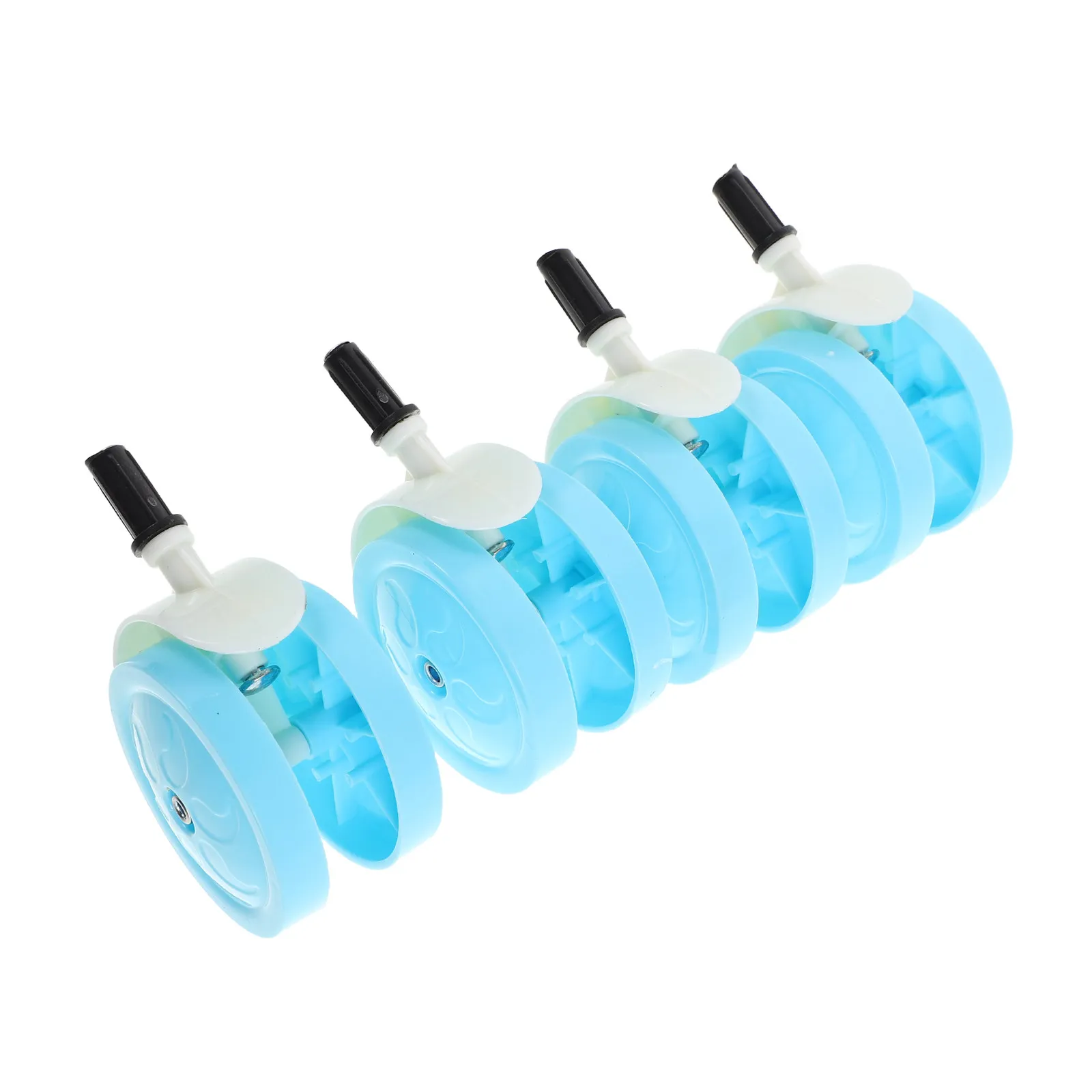4Pcs Baby Walker Wheels Replacement Silent Universal Wear-Resistant Smooth Quiet Rolling Walker Accessories Parts