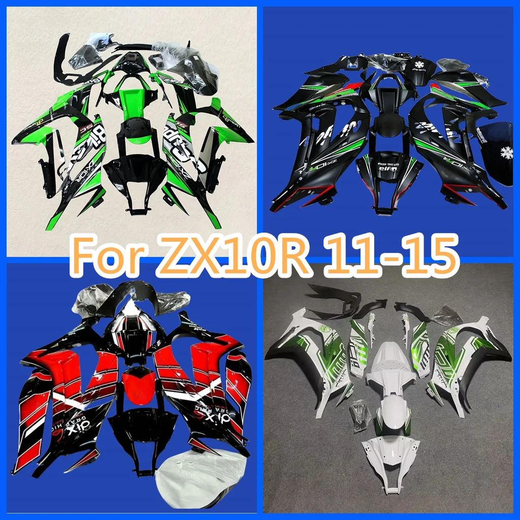 Customize ABS Plastic Kit for Kawasaki ZX10R 2011 2012 2013 2014 2015 ZX-10R 11 12 13 14 15 ZX 10R Motorcycle Fairing Kit