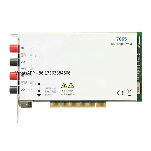 

2026 Hot selling7065 Series6.5-Digit Digital Multimeter Card Multiple Values Voltage Current Resistance Frequency