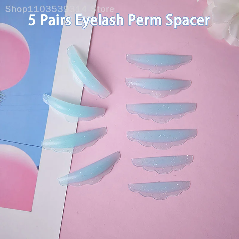 5 Pairs Silicone Reusable Eyelash Perm Pad Lifting Lashes Pad Recycling 3D Eyelash Curler Accessories Applicator Makeup Tools