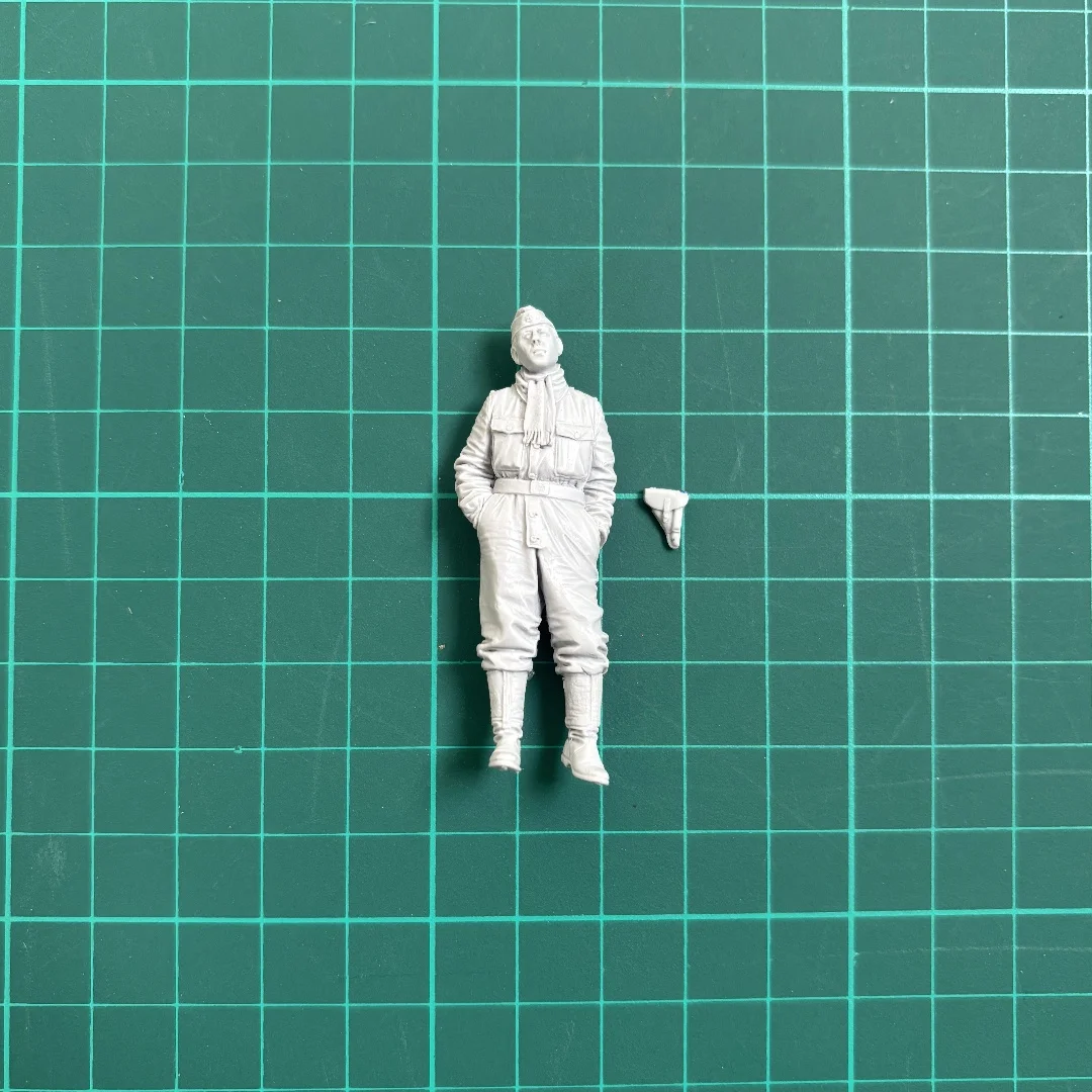 Kit de figurines en résine non peintes, thème militaire, commandant de char allemand, GK non assemblé et non peint, 1/35