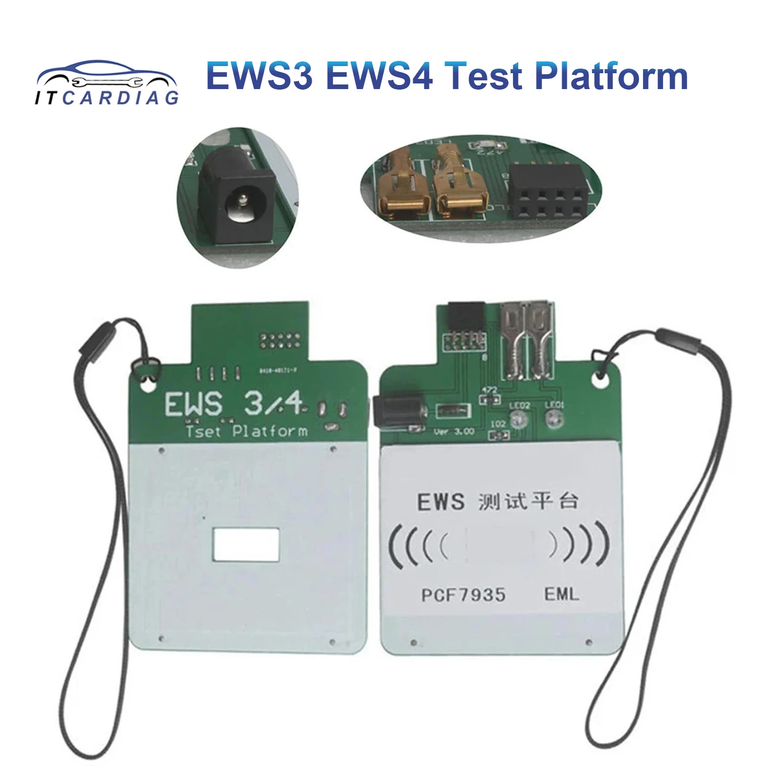 EWS3 EWS4 Test Platform for BMW Tester ELM Key Chip Test Platform Rechargeable For BMW/Land Rover EWS Programmer PCF7935