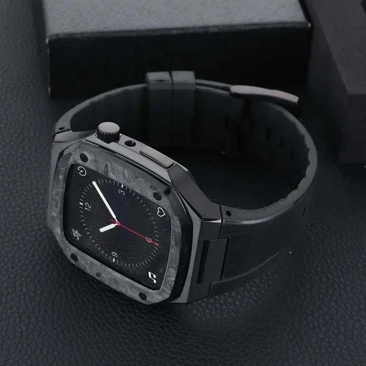 2026/Top Quality Custom  Carbon Fiber Watch Cover Modified Metal Watch Protection Case for Watch Series accept custom