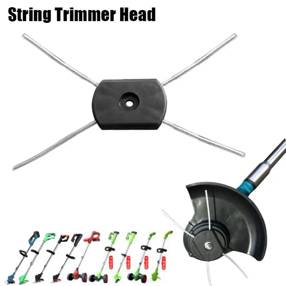 1Pcs Steel Wire Line String Trimmer Head for Cordless Grass Trimmers Easy to Install Head Replacement Garden Accessory