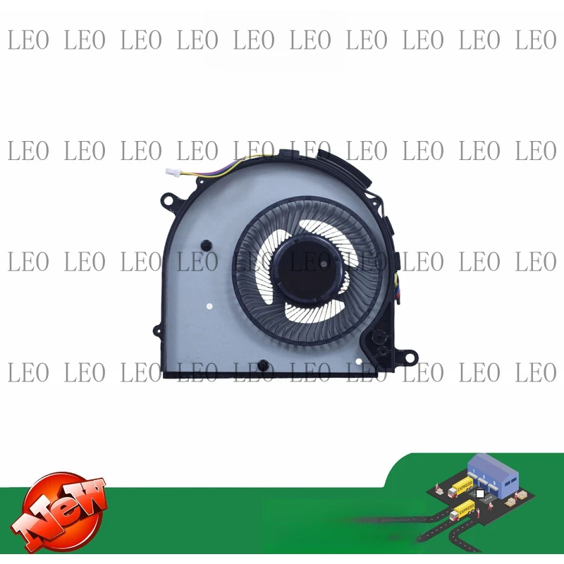 SS Laptop CPU Cooling Fan for MSI MS-14C1 14C2 14C5 MS-14D1 14D2 14D3 BS5205HS-U3Z