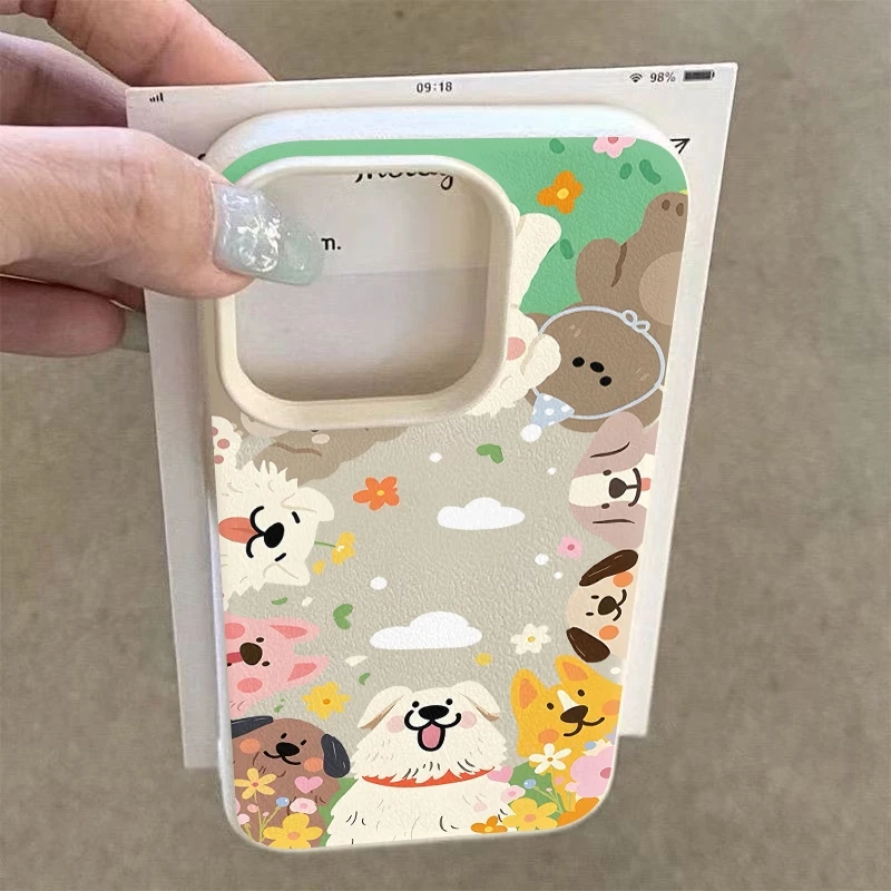 Cute Puppy Full-Body Shockproof Phone Case For Samsung Galaxy S25 S24 Ultra 5G S23 FE S22 S21 Plus A26 A25 A24 A36 A56 A16 Cover - view 3