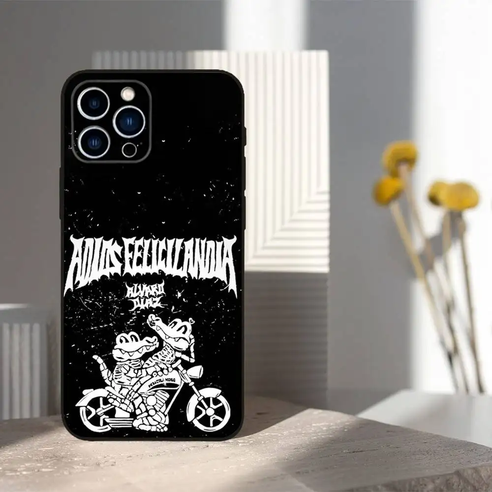 Singer A-Alvaro D-Diaz Phone Case For iPhone 16,15,14,17,13,12,11 Plus,Pro Max,XS,X,XR,SE,Mini,8,7,Soft Silicone Black Cover