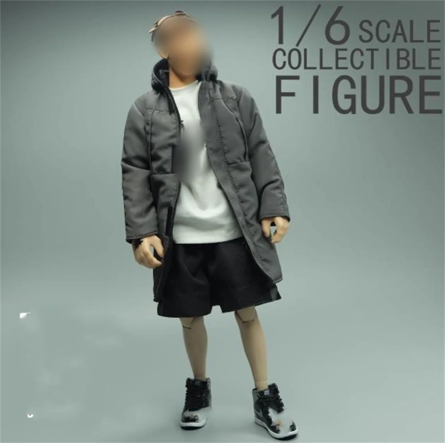 1/6 Scale coat Trendy down jacket outerwear Male clothes F 12" Figure Model Toys  For For12 Inch Action Figure
