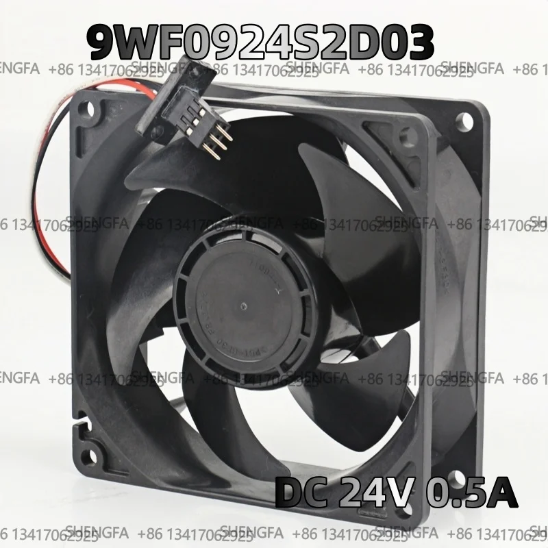 Cooling fan New Sanyo 5V 12V 48V DC 24V 0.5A AC EC 9032 90X90X32MM 9CM Three-wire Fanuc drive CPU Frequency changer 9WF0924S2D03