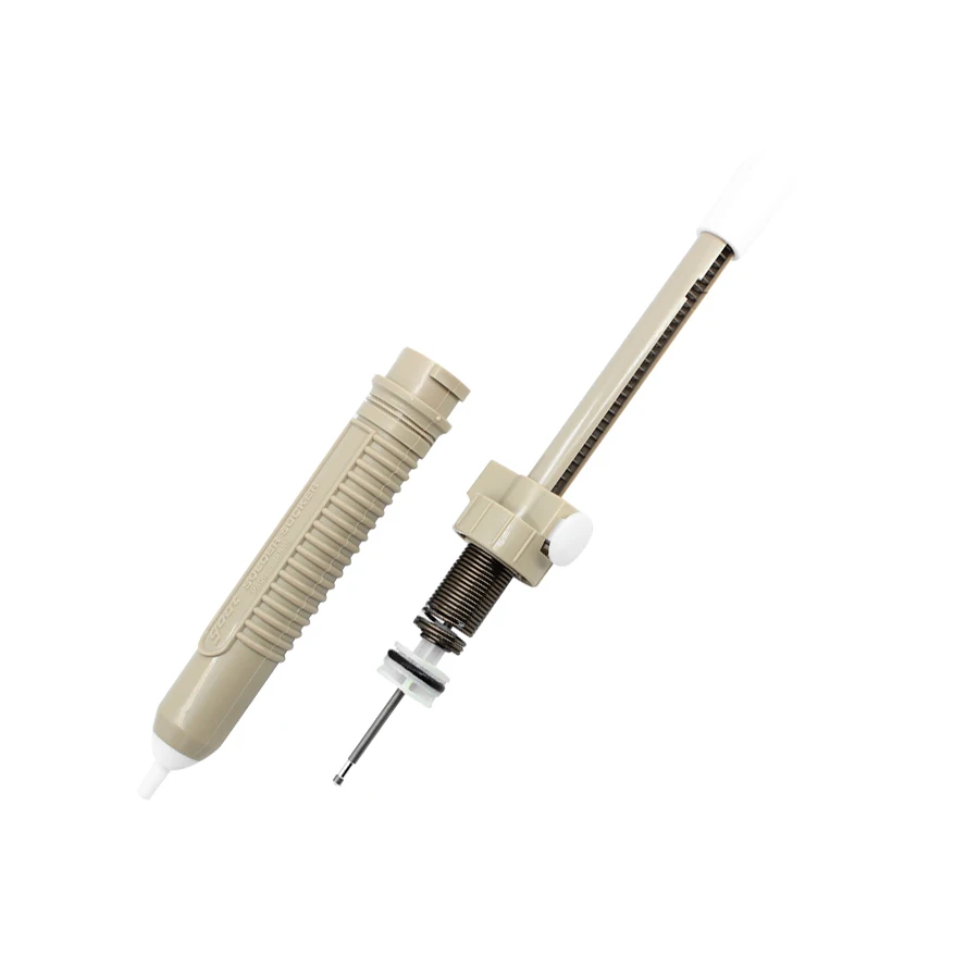 

Помпа для удаления припоя GOOT GS-100/104/108, 1 шт., 330/275/190 мм, с мощным самоочищающимся стержнем, отсос для припоя и аксессуар для сварки