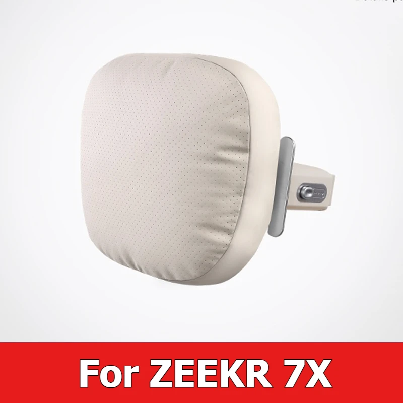 

Для Zeekr 7X 007 009 2024 2025 автомобильный подголовник, подушка для шеи, поддержка головы из пены с эффектом памяти, регулируемая поддержка шеи с креплением для телефона