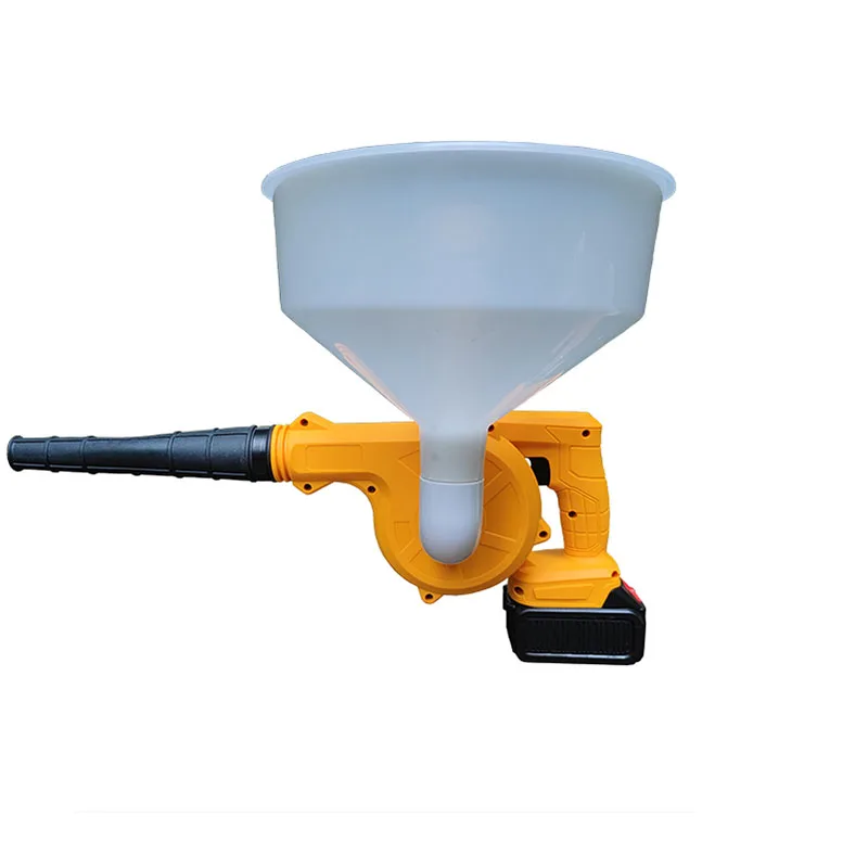 Electric Spray Gun High Power Electric Dry Powder Spray Straw Type Funneling Cordless Handheld Paint Sprayer Dry Powder Lime Pow