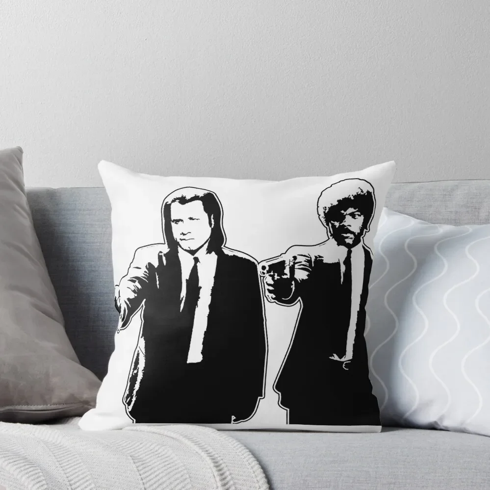 

pulp fiction shoot Throw Pillow Cushion Cover Set home decor items pillow