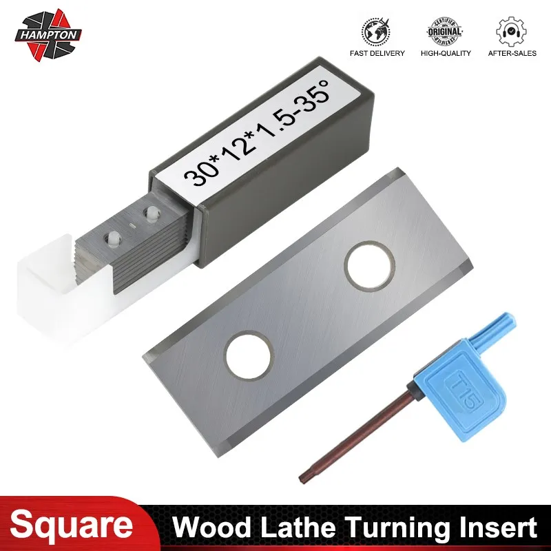 Square Carbide Insert 30x12mm Paint Scraper for Wood Surfacing Groove Helical Planer Cutter Head/Hand Held Scraper Turning Tool