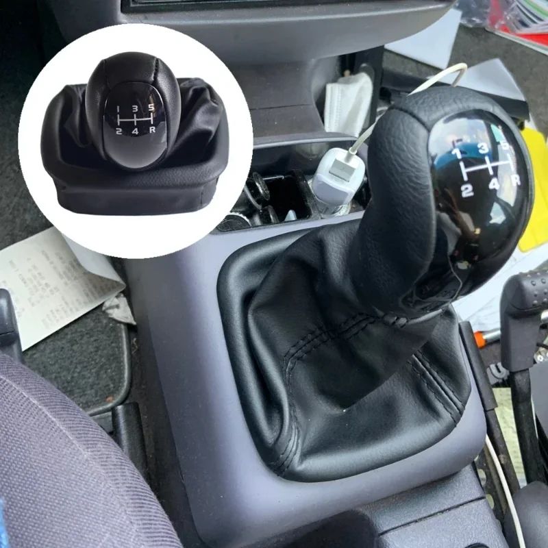 5Speed Gear Shift Knob Lever Shift Gaiter Boot Cover Case For Mercedes Benz W168 A Class 1997 1998 1999 2000 2001 2002 2003 2004