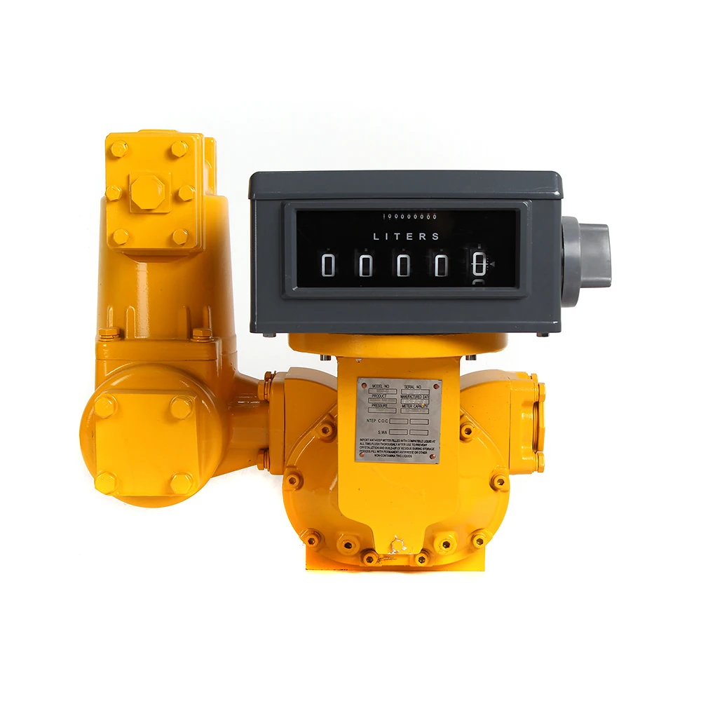 M80 Portable LC 3Inch Positive Displacement - & Petrol Flow Meter True Gravity Gas Sensor OEM Customizable