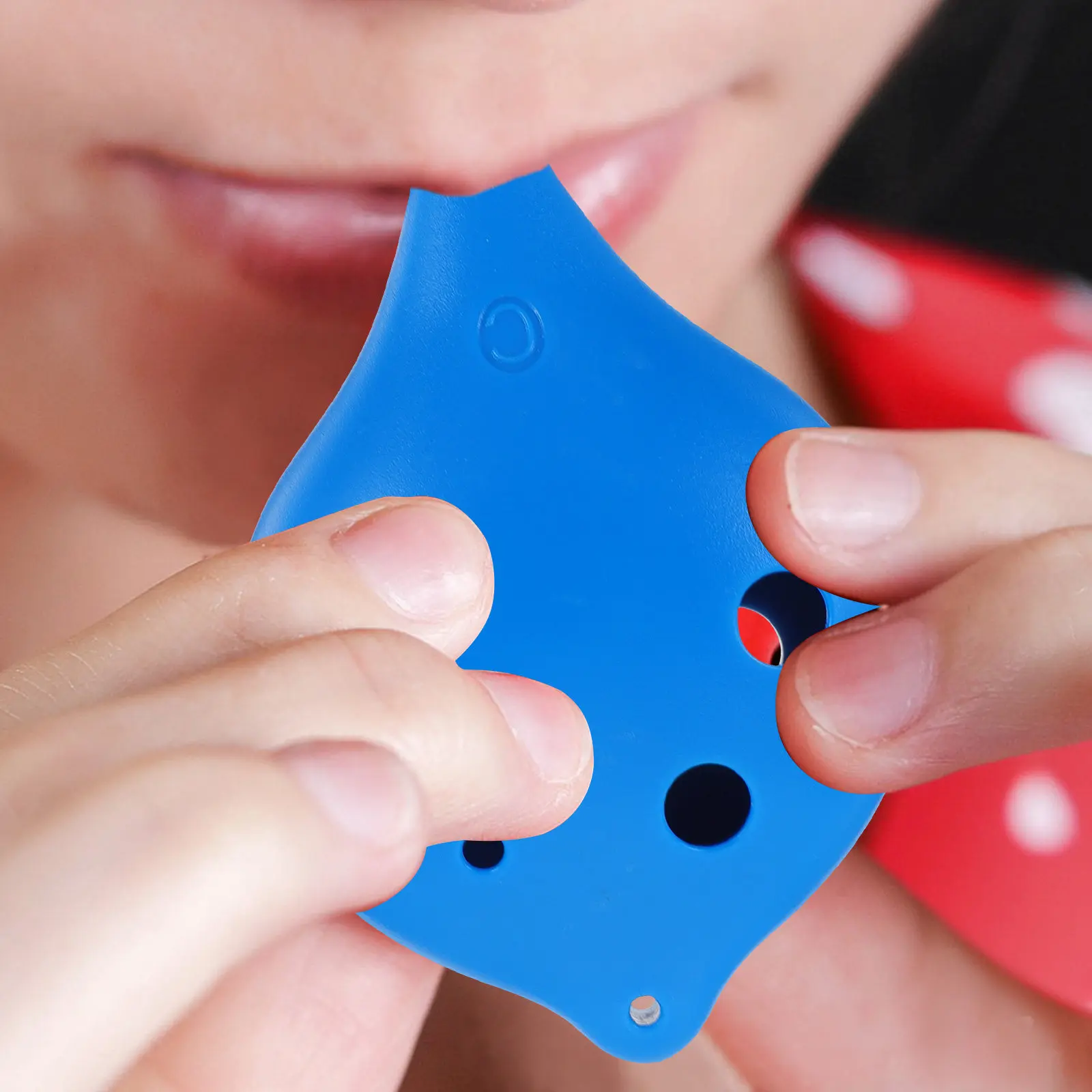 6-Hole Portable Plastic Alto Ocarina Beginner Wind Instrument Practice Musical Instrument Easy to Learn 6-Hole Alto Ocarina