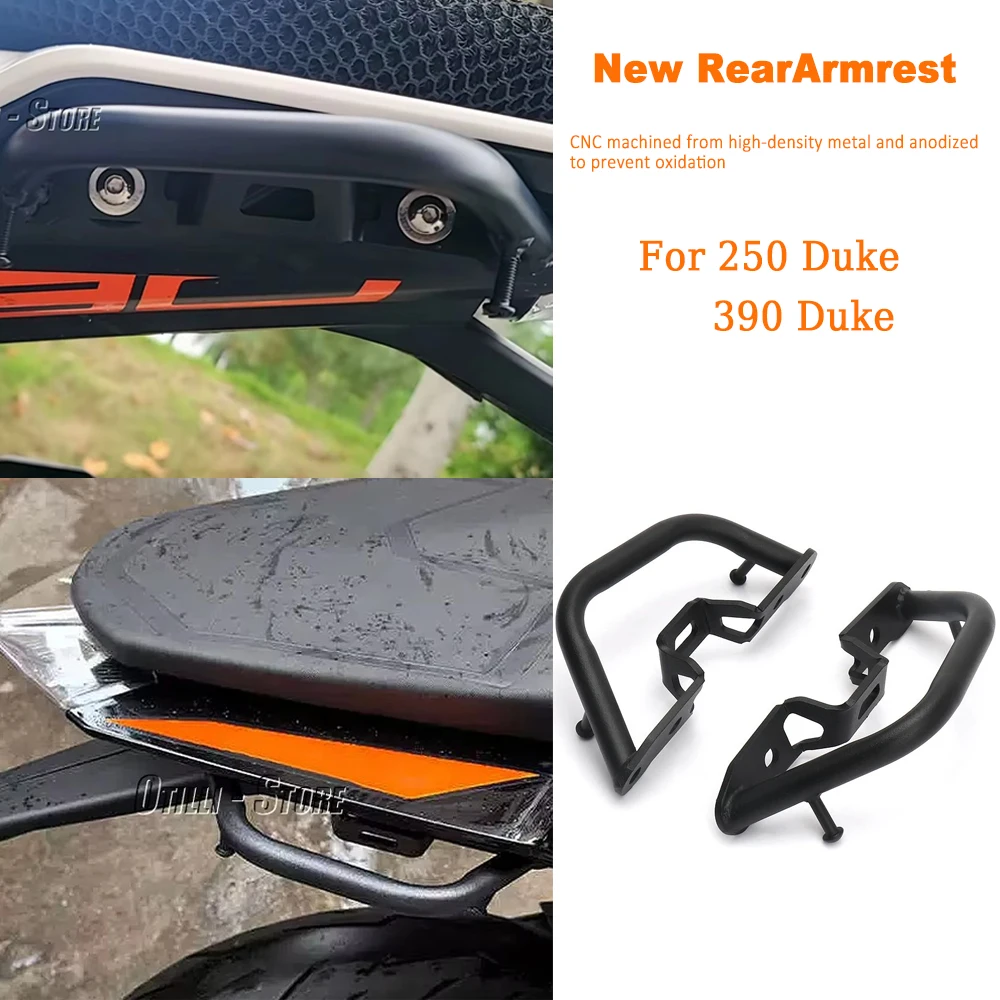 

Motorcycle Tuning Accessories Passenger Rear Armrest Grab Handle Seat Hand Handle Grab Bar For For DUKE 250 Duke390 250 390Duke