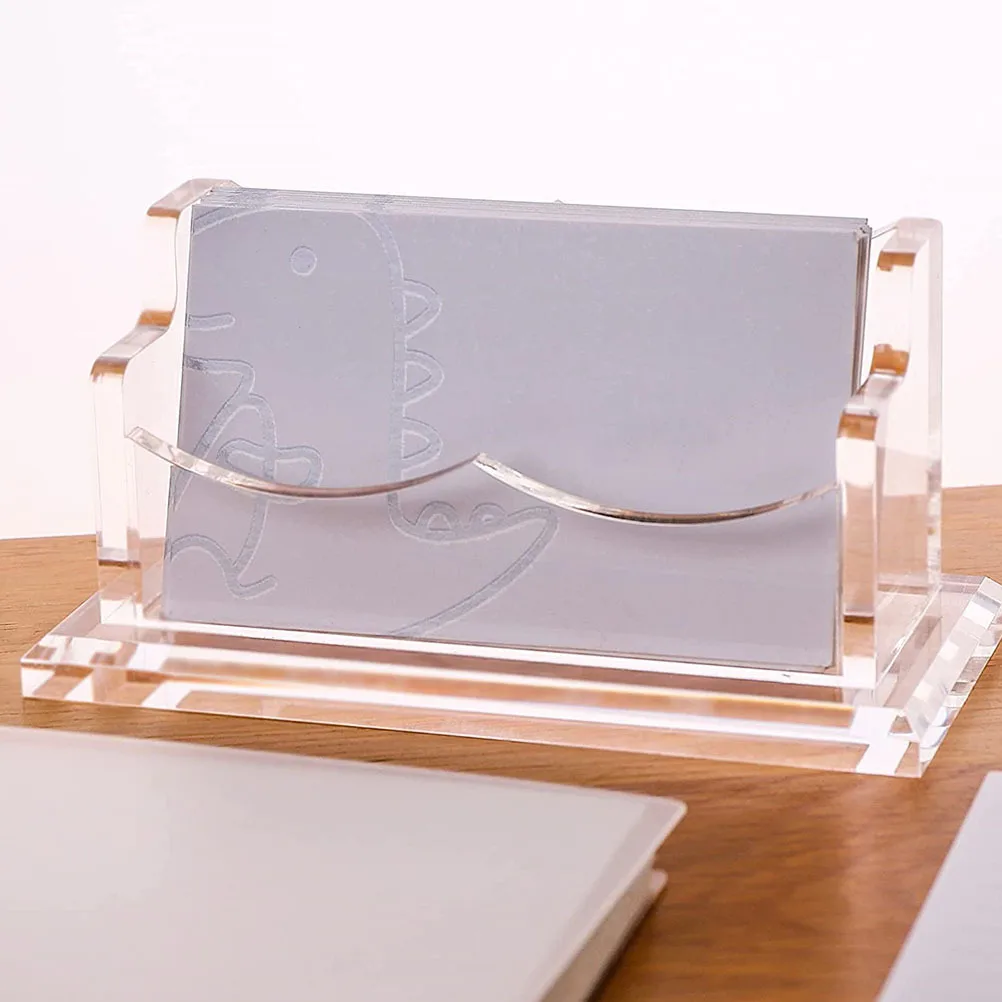 

Premium Acrylic Name Cards Organizer Cards Storage Case Stylish Professional Design Round Corner Stand