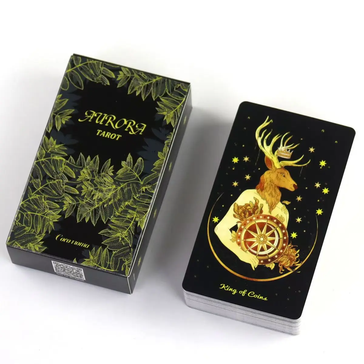 Aurora Tarot 10.3*6cm Let Stars Guide Journey As You Explore The Traditions of A Marseille Tarot Deck 78 Pcs Tarot Cards