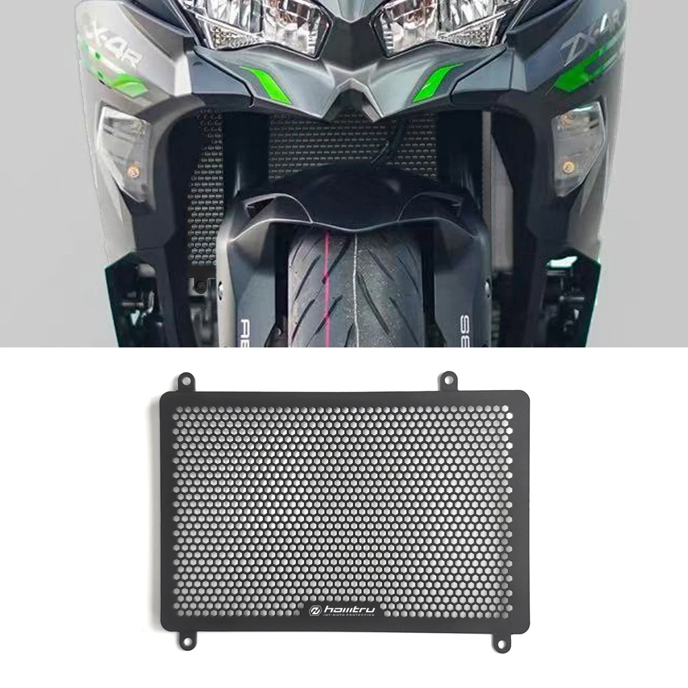 Motorcycle Radiator Core Guard Grille Cover Protection for Kawasaki ZX4R ZX25R 2020-2025 - Durable Bike Radiator Guard