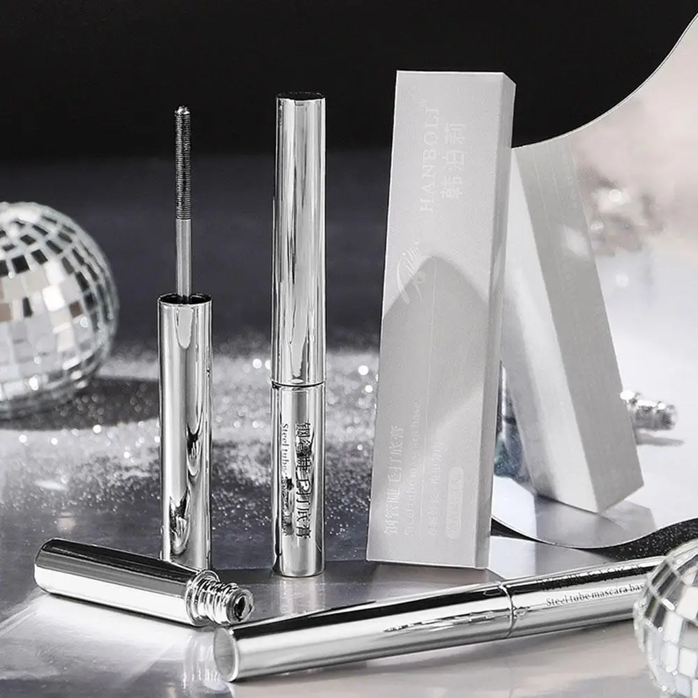 1/2/5 Stuks Dichte Slanke Duurzaam Oog Zwarte Crème Waterdicht Niet Vlekken Stalen Buis Wimper Primer perfecte Make-Up Look Mascara