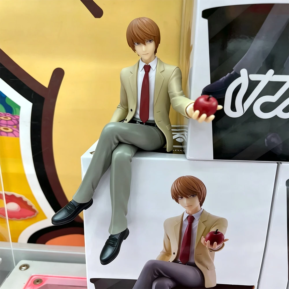 Yagami Light Figur Death Note Anime Noodle Stopper Figur Desktop Golf Modell Spielzeug Geschenk Sammlerstück Ornamente PVC Puppen – Detail 5