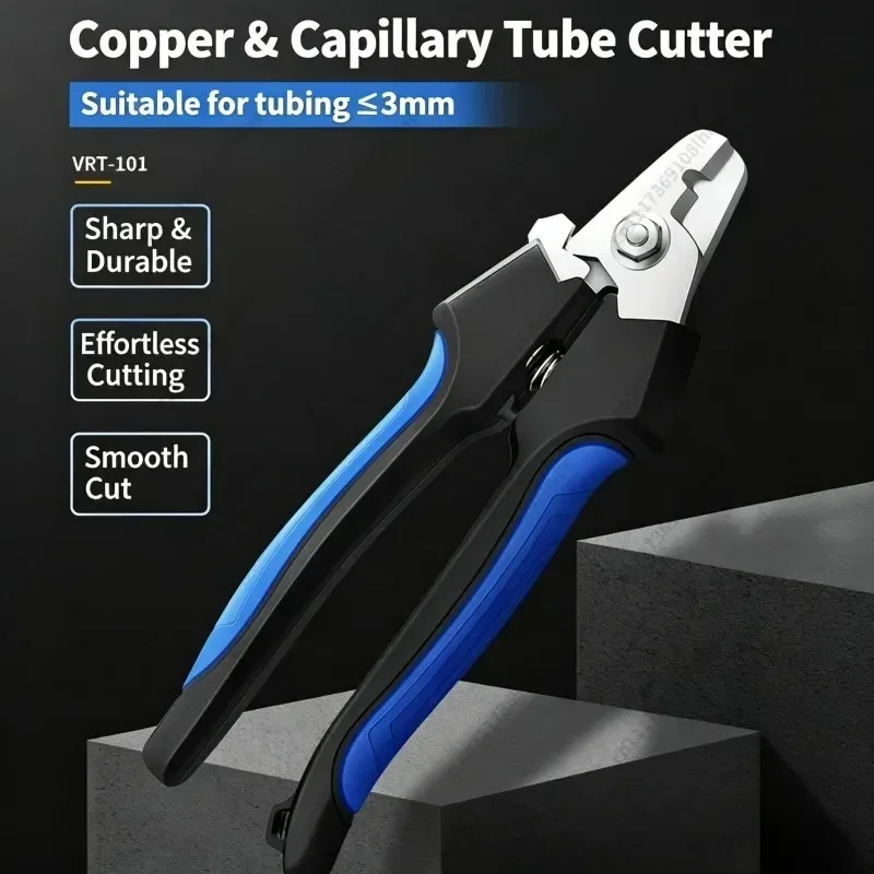 VRT 101 Capillary Tube Cutter Shear For 3mm And Below Refrigerator Copper Tube Refrigeration Maintenance Cutting Pliers