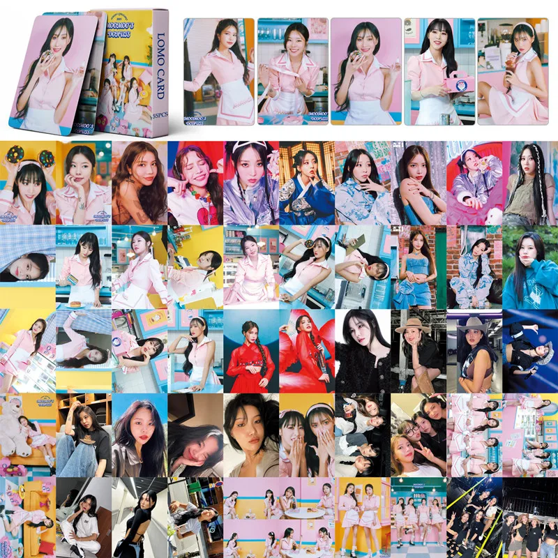 54pcs/set Kpop MAMAMOO ILLELLA Splash In The Water Lomo Cards High Quality HD Photo Album Card Postcard Photocards Fans Gift