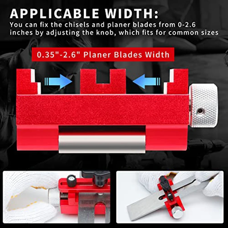 Honing Guide Tool, Chisel Sharpening Jig Tool Fixation For Woodworking, Chisels And Planes 0-2.6Inch (Honing Guide)
