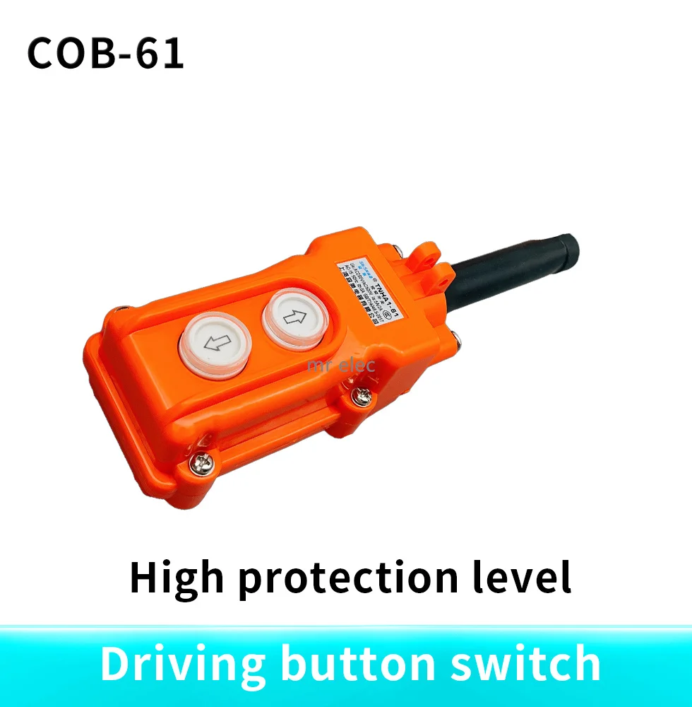 COB-61 Water Proof Hoist Crane Pendant Up Down Station Pushbutton Switch COB-61