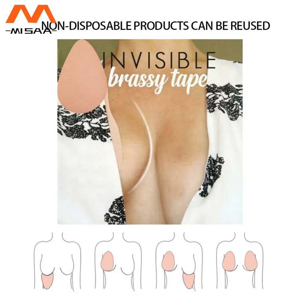 Anti Glare Non Allergic Non Irritating Mastic Patch Shape Water Droplets Ultra Thin Clothing Accessories One Piece Chest Paste