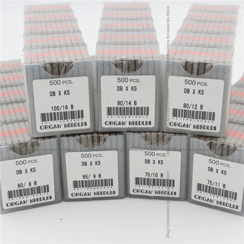 

100 шт., иглы для швейной машины для японских органов DBXK5 DB*K5 DBX1 DB*1 8 9 10 11 12 14 16 18, аксессуары для компьютерной вышивальной машины