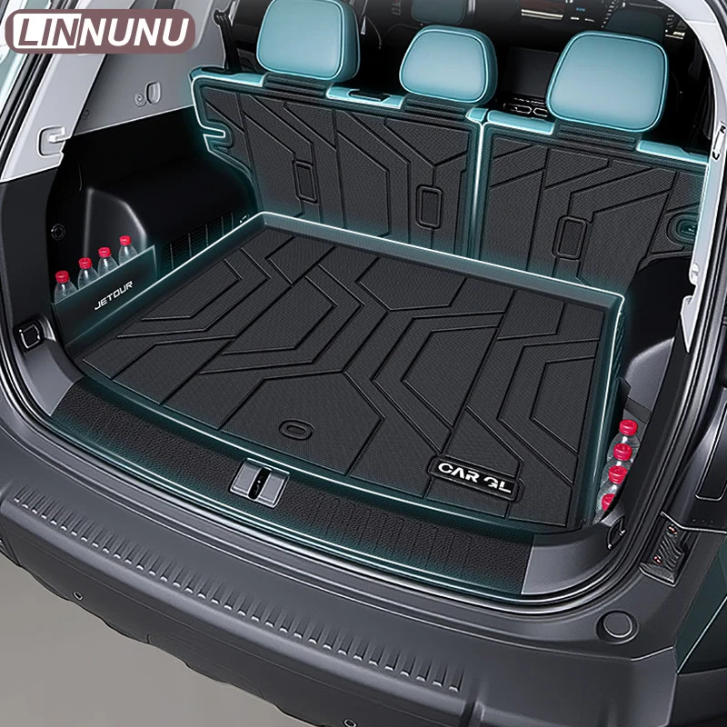 Linnunu TPE Car Trunk Mat For Chery Jetour T1 2026 2027 Automotive Interior Accessories Protective Pad Anti Dirt Durable Cushion