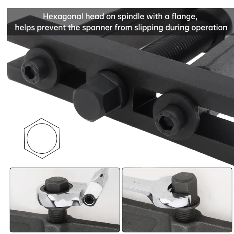 Bearing Puller Heavy Duty Two Jaw Bearing Removal Tool Carbon Steel Claw Puller for Timing Belt Pulley / Flywheel