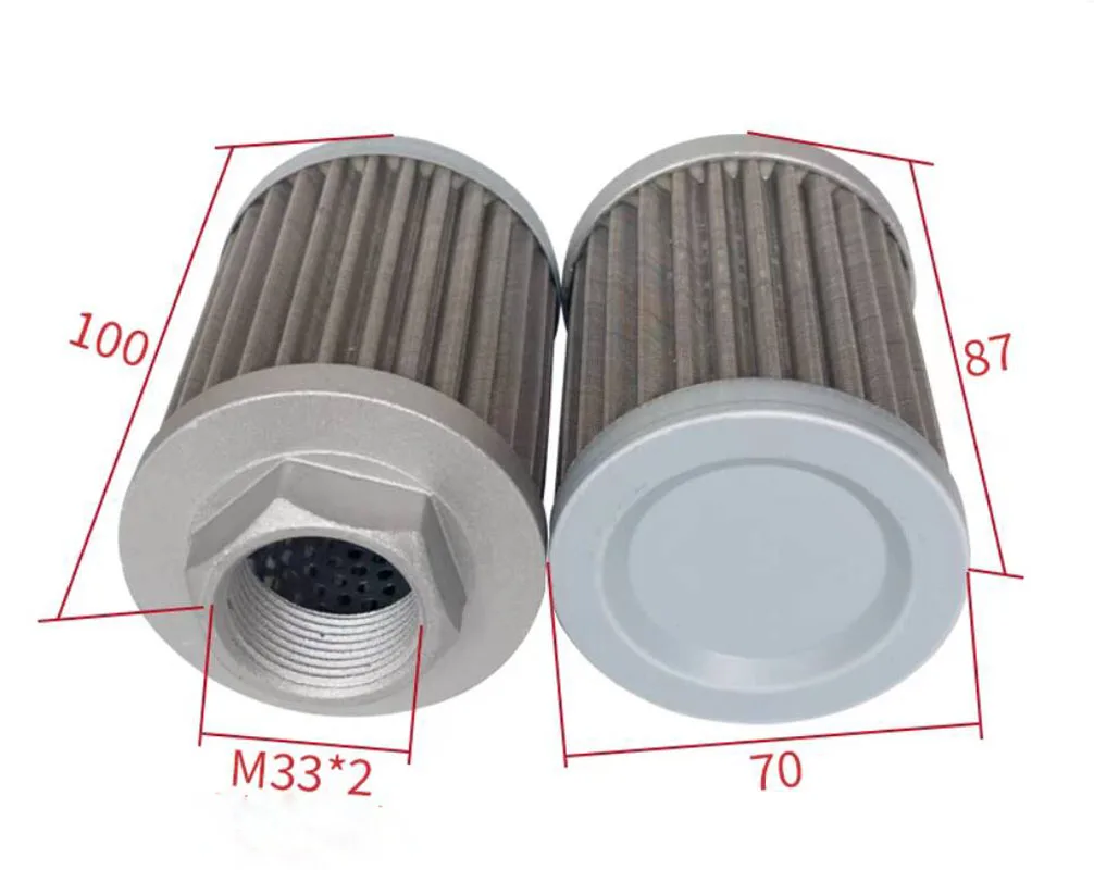 

Hydraulic oil filter element Oil suction filter filter M33x2 diameter 70mm total height 100mm