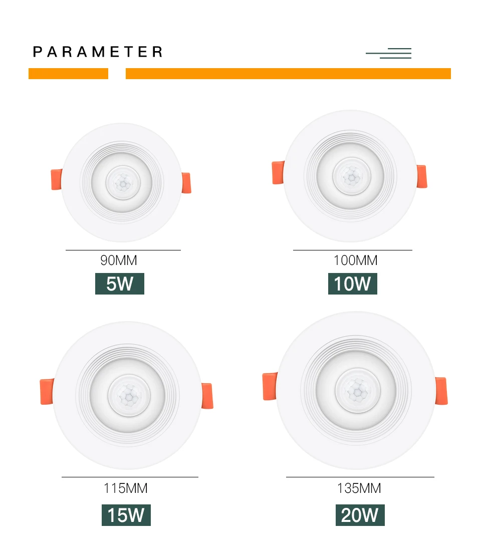 15W Tuya LED Downlight Bluetooth LED Inteligentna lampa sufitowa Czujnik ruchu 220V 110V Ściemnialna lampa RGB APP Zdalne sterowanie Smart Life