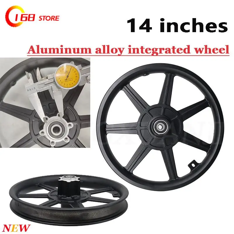 

Electric Car Lithium Electric Car 14 inch Generation Driver Folding Front Wheel Disc Brake Wheel Hub Front Steel Ring Wheel