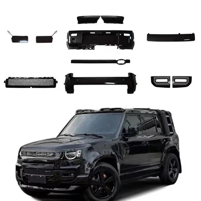 2020-2025 New Innovation OEM Gloss Black Front Rear Bumper Body Kit for  Defender 110 /90 Accessories