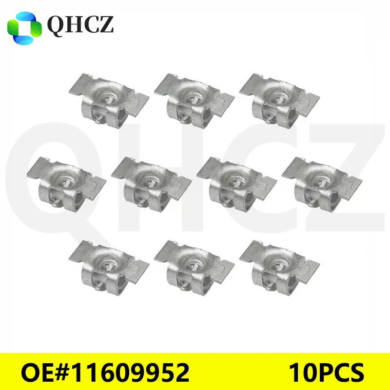 10PCS OE#11609952 Front Bumper Specialty Nuts For GM 11609952 Cadillac Escalade, Chevrolet Tahoe GMC