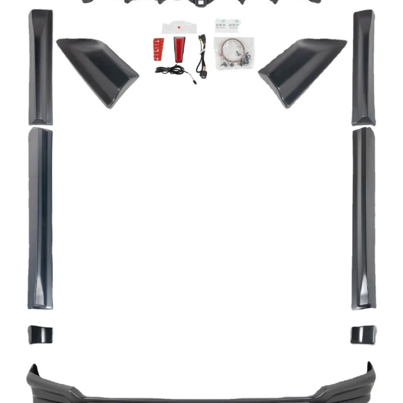 Rear wrap angle of modified bounding kit