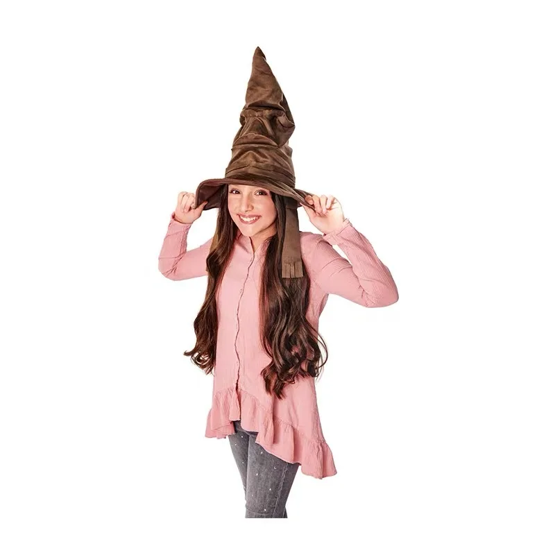 New Harries Potter Magic Hat Sorting Hat Peripheral Toy Birthday Gift Moving and Singing Collectible Gift