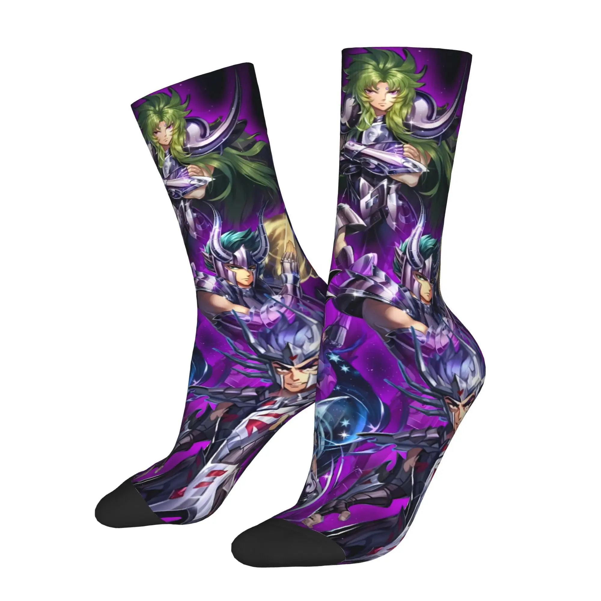 

Носки аниме Saint Seiya с принтом, мужские полиэстеровые носки
