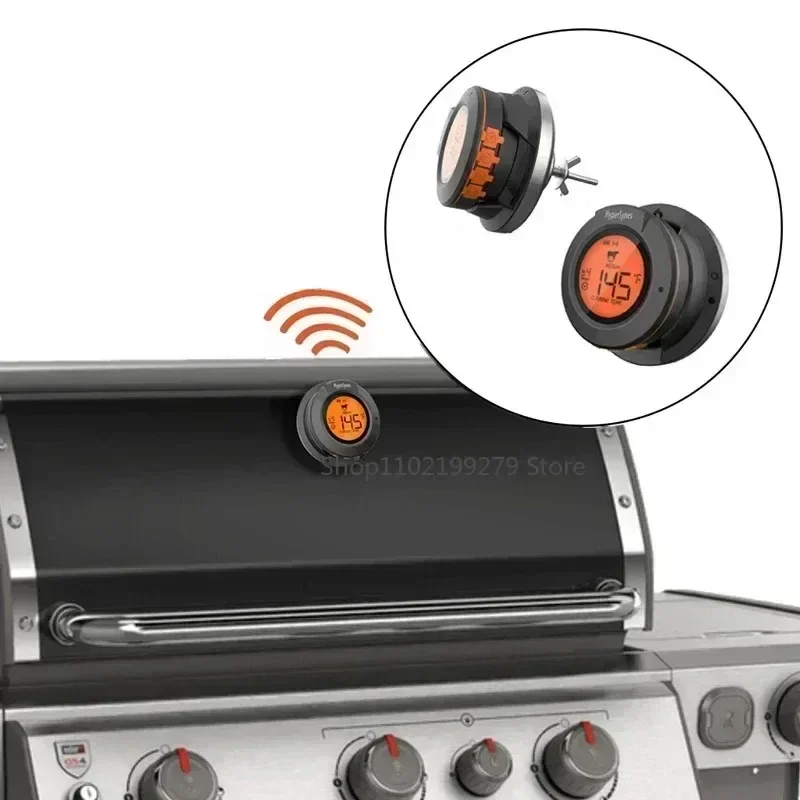 Termómetro de Carne Digital Inalámbrico Bluetooth para Exteriores 2026, Sonda de Alimentos para Barbacoa, Parrilla de Carbón, Horno y Ahumador