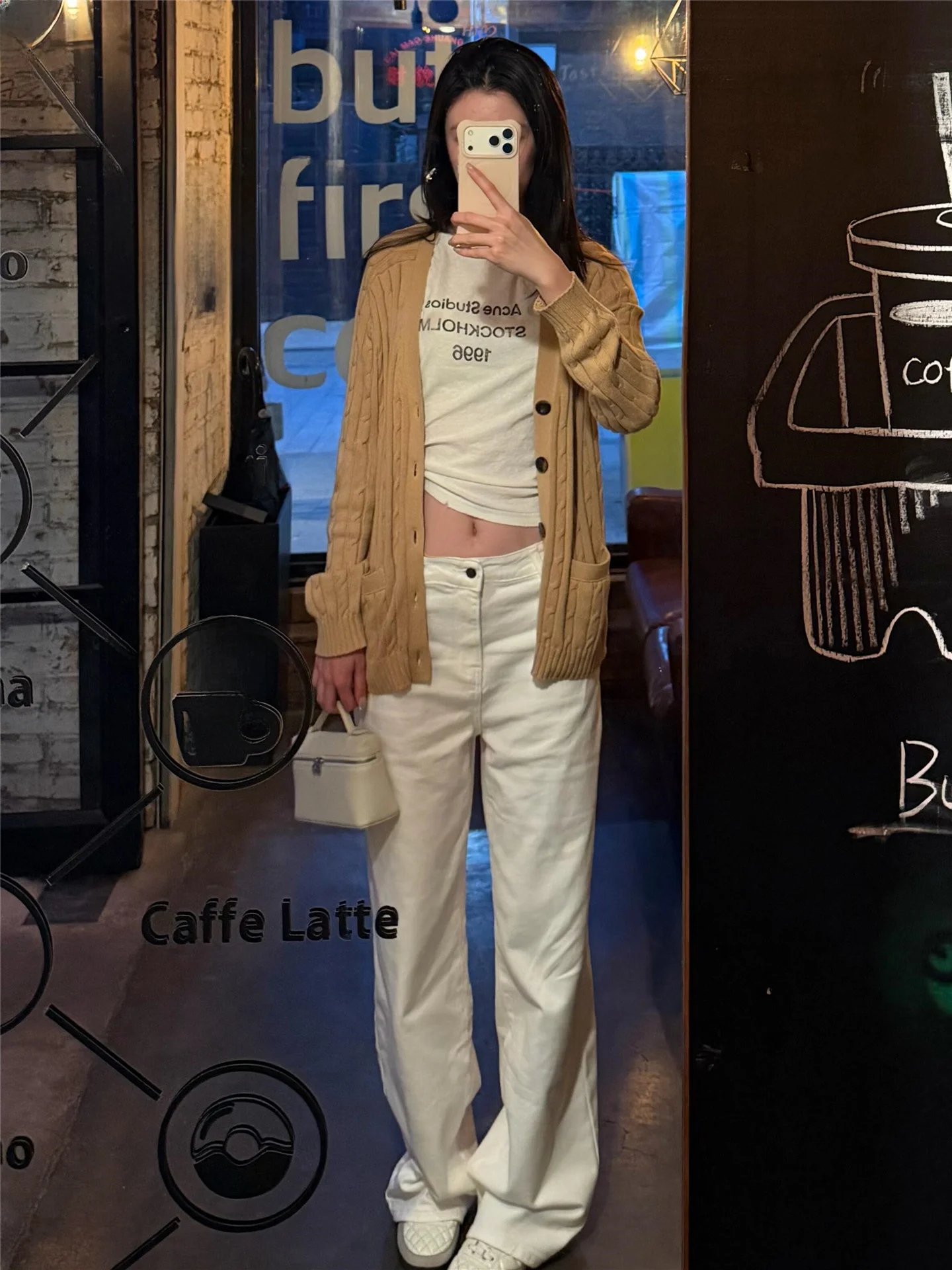 

Retro American Wide Leg Jeans Women's Loose Drapey Tall Extended Straight Floor-Length Pants Summer Casual Cotton Denim