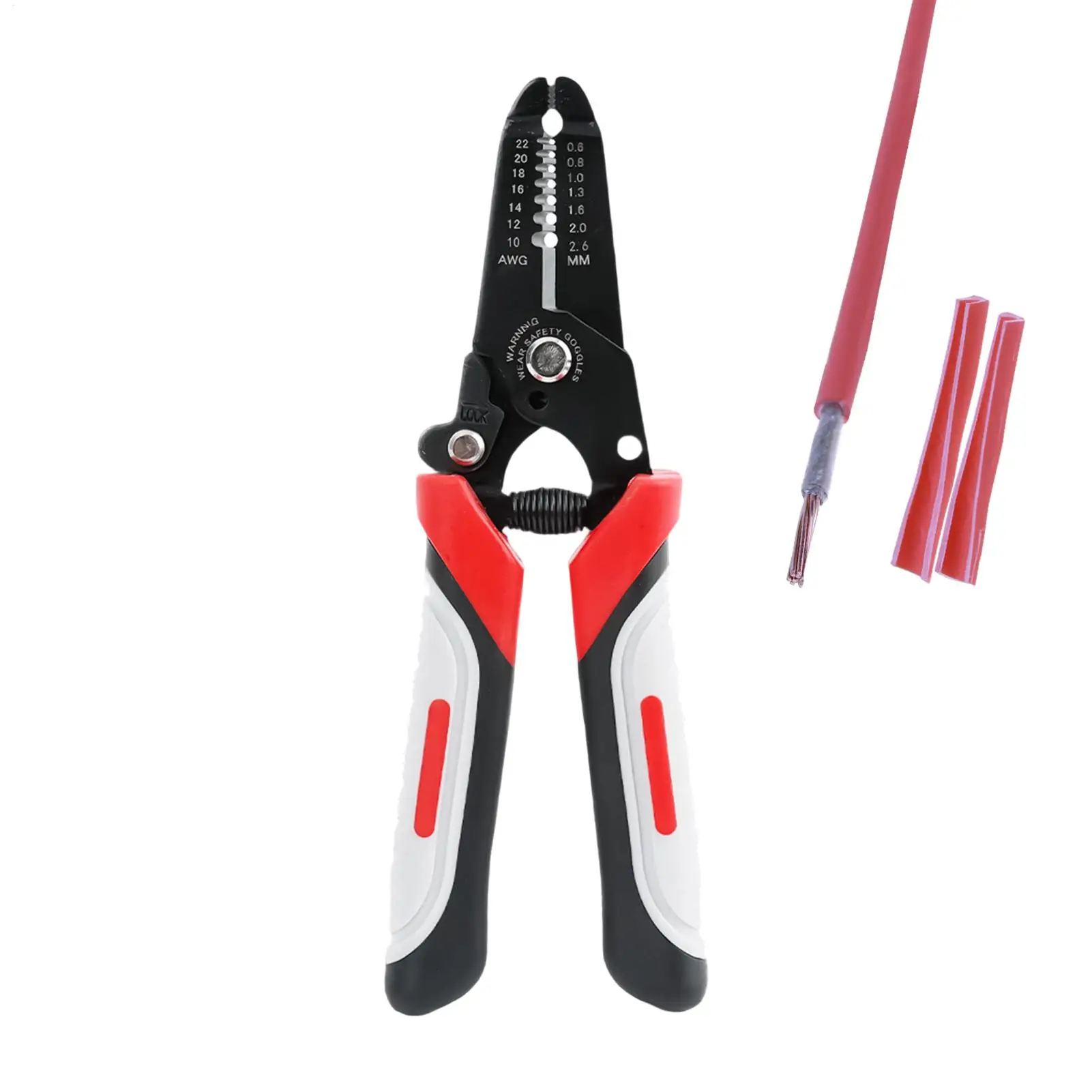 1Pc 6 Inch Wire Crimper Cable Stripper Manual Heavy Duty Crimping Pliers  For Electrician Pulling Clamping Home Car Repair