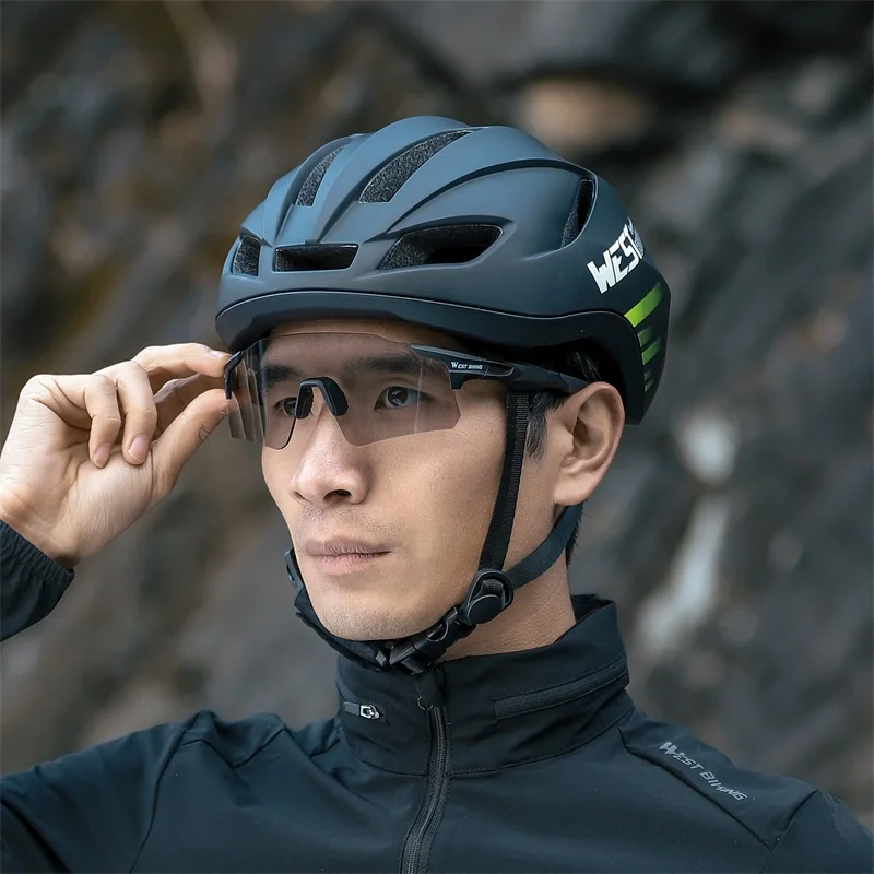 WEST BIKING Cycling Photochromic Men Sunglasses Women Bicycle Riding Outdoor Sports Bike Anti-fog Glasses Cycling Equipment