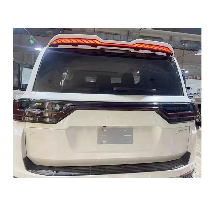 Upgraded 2008-2021 2022-2025 LC100 LC200 LC300 Body Kit With Dragon Scale Lights And Rear Top Wing LED Spoiler For Toyota