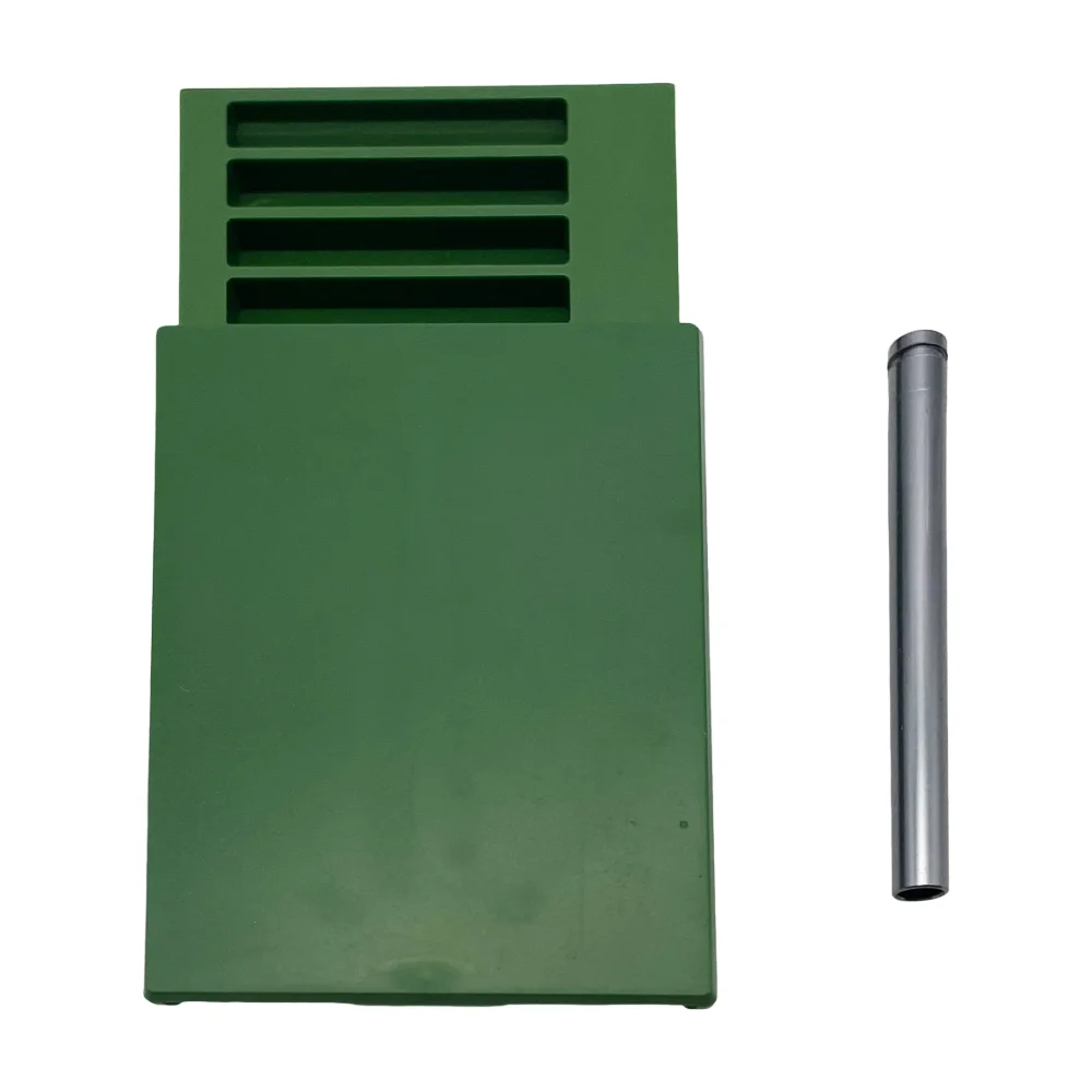 8 Compartment Plastic Snuff Kit Container with Sild Lid in Plastic Straw Pocket Size Portable Storage Box image 6