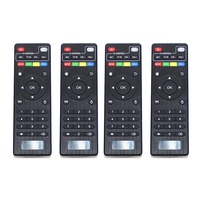 For MXQ MXQ-PRO T95 X96 MX9 M8 M9C H9 Infrared TV Spare Parts 4Pcs Portable Set-Top Box Remote Control